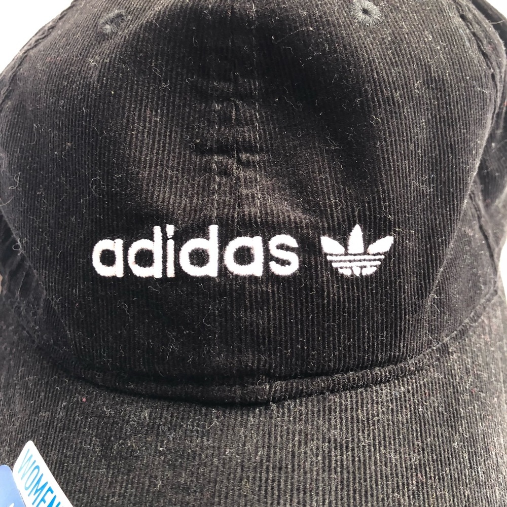 Adidas Originals black corduroy baseball cap NWT - Picture 5 of 8